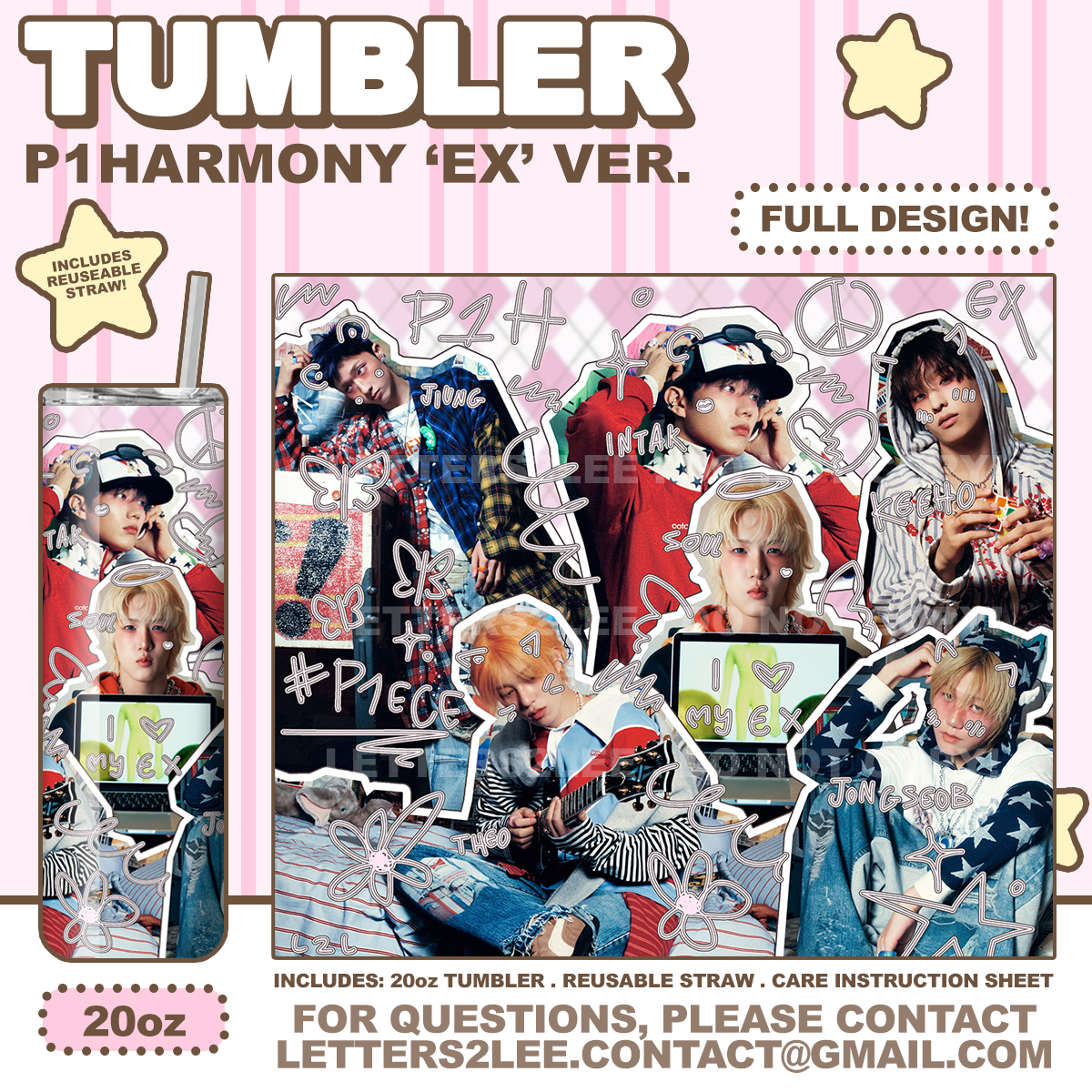 ! P1HARMONY 'EX' TUMBLER