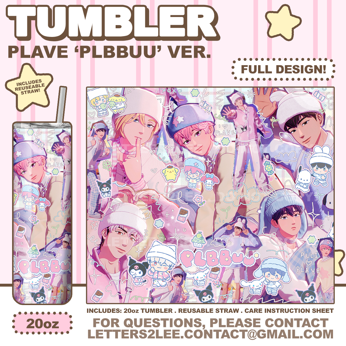 ! PLAVE 'PLBBUU' TUMBLER