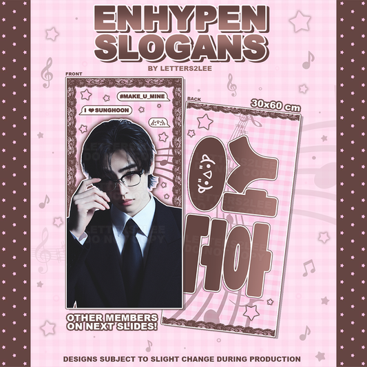 ! ENHYPEN SLOGANS