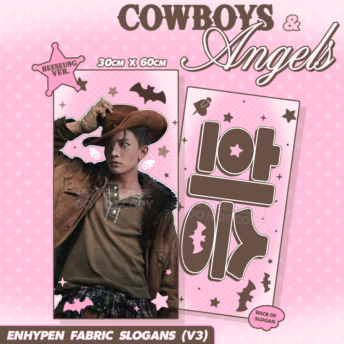ENHYPEN SLOGANS *COWBOYS & ANGELS* (pre-order)